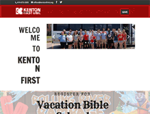 Tablet Screenshot of kentonfirst.org